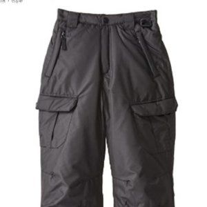 Arctic Quest Kid's Black Insulated Snow Sport Pants